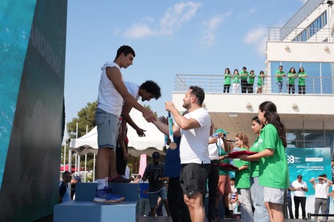 Swimming competition in Mingachevir - PHOTO