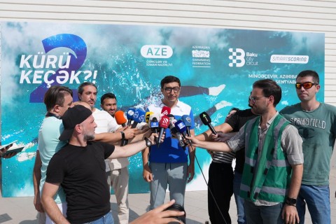 Swimming competition in Mingachevir - PHOTO