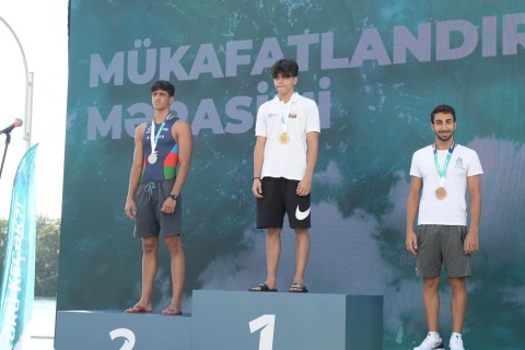 Swimming competition in Mingachevir - PHOTO