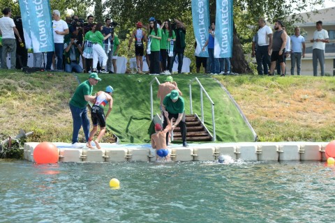 Swimming competition in Mingachevir - PHOTO