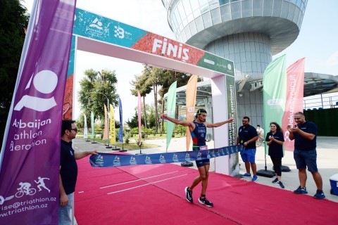 The winners of the relay race at the Azerbaijan triathlon championship have been determined - PHOTO
