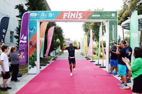 The winners of the relay race at the Azerbaijan triathlon championship have been determined - PHOTO