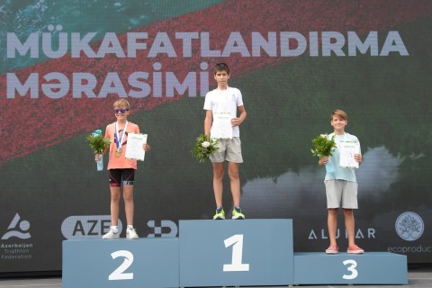 The winners of the relay race at the Azerbaijan triathlon championship have been determined - PHOTO