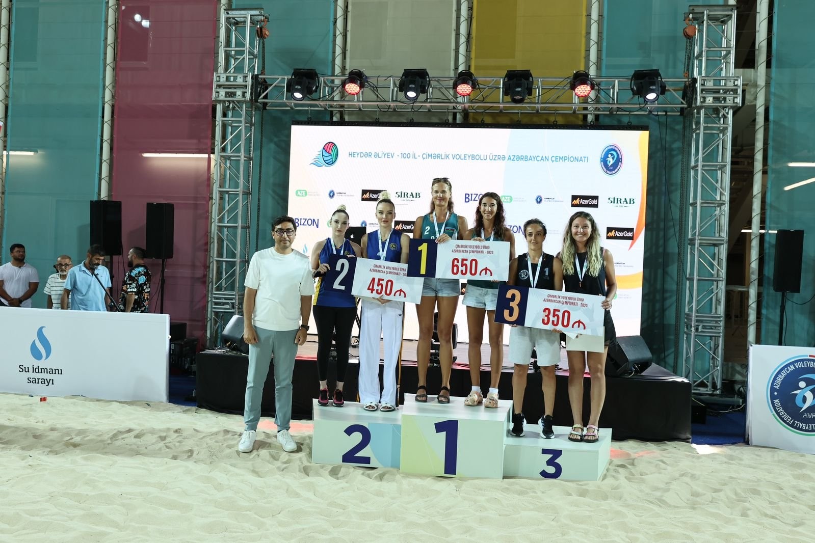 Çimərlik voleybolu üzrə Azərbaycan çempionatına yekun vurulub - FOTO