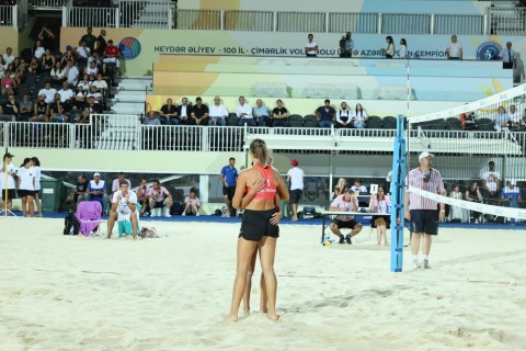 Çimərlik voleybolu üzrə Azərbaycan çempionatına yekun vurulub - FOTO