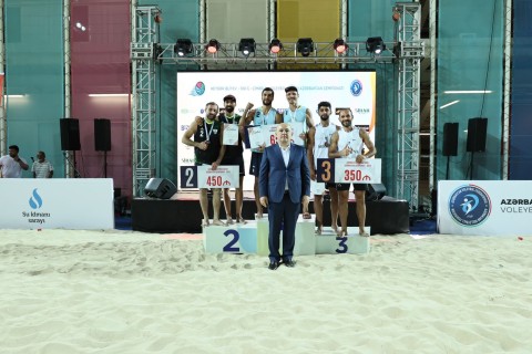 Çimərlik voleybolu üzrə Azərbaycan çempionatına yekun vurulub - FOTO