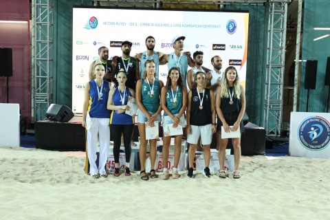 Çimərlik voleybolu üzrə Azərbaycan çempionatına yekun vurulub - FOTO