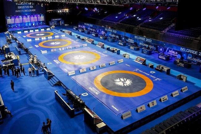 90 Olympic licenses will be played at the World Wrestling Championship