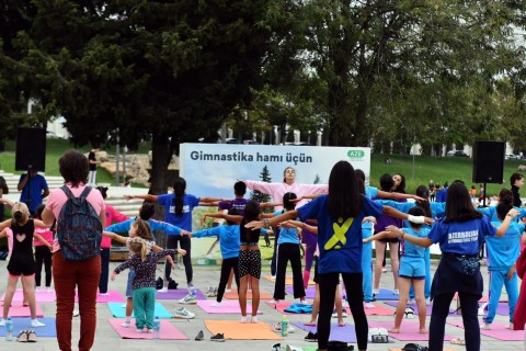 "Gimnastika hamı üçün" - FOTO