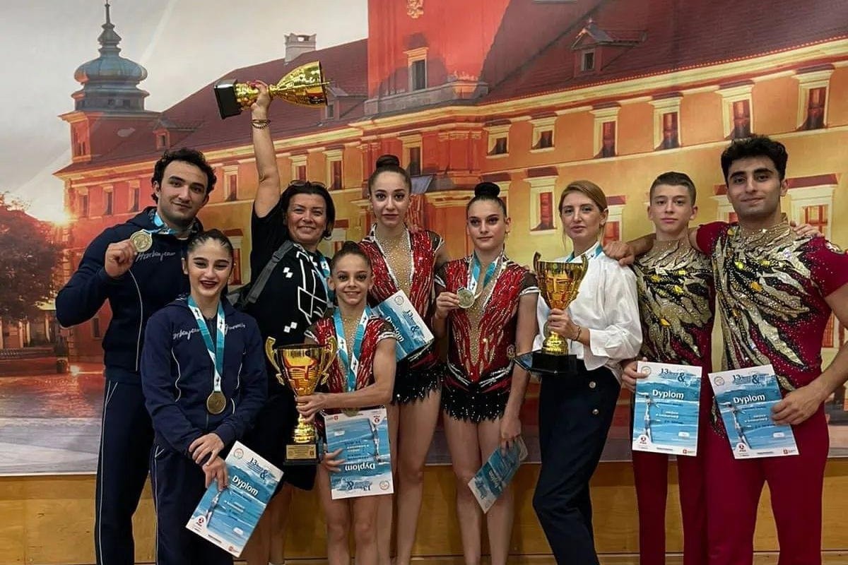 The Azerbaijan gymnastics team won the international tournament