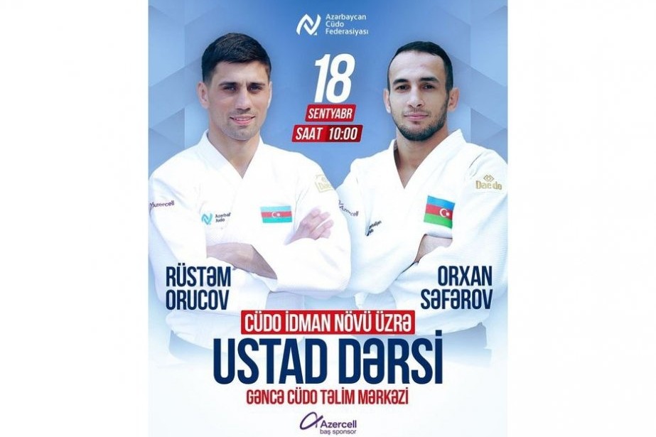 Azərbaycanın tanınmış cüdoçuları Gəncədə ustad dərsi keçəcəklər