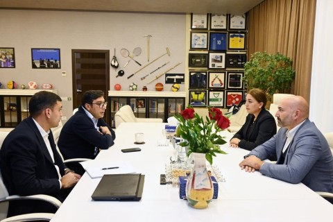 Gənclər və idman naziri ikinci “Yüksəliş” müsabiqəsinin qalibləri ilə görüşüb - FOTO