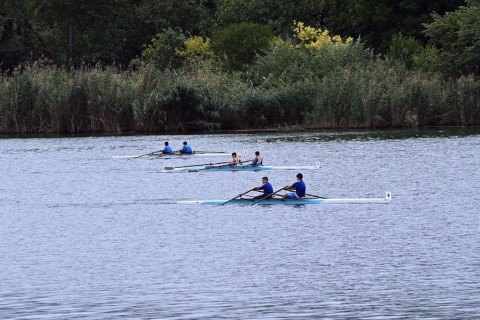 Azerbaijan rowing championship is held in Mingachevir - PHOTO
