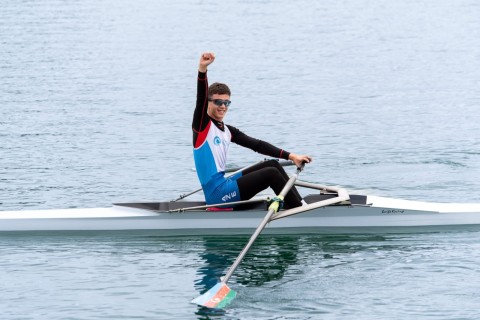 Azerbaijan rowing championship is held in Mingachevir - PHOTO