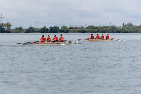 Azerbaijan rowing championship is held in Mingachevir - PHOTO