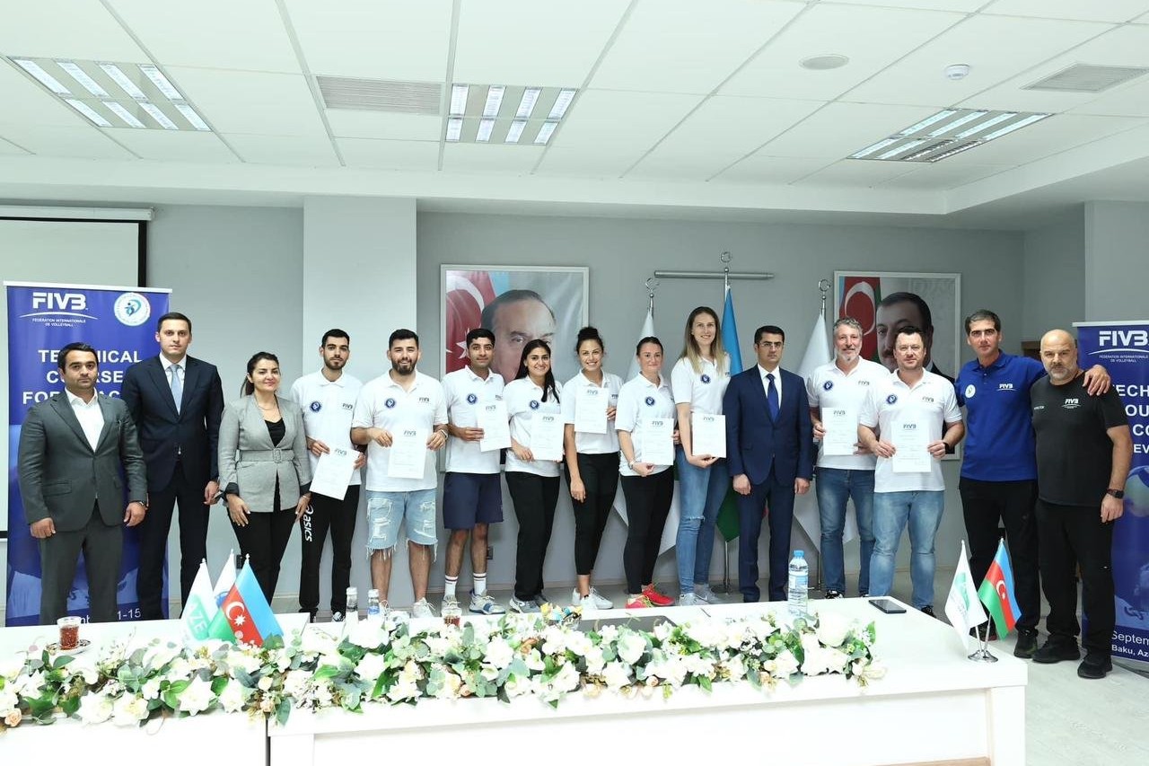 Bakıda voleybol məşqçiləri üçün keçirilən beynəlxalq seminar başa çatıb