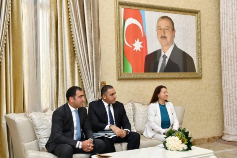 The Azerbaijani national team, which won a silver medal at the European Championship, was awarded - PHOTO