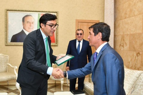 The Azerbaijani national team, which won a silver medal at the European Championship, was awarded - PHOTO