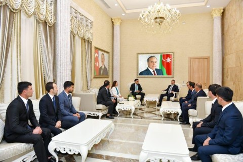 The Azerbaijani national team, which won a silver medal at the European Championship, was awarded - PHOTO