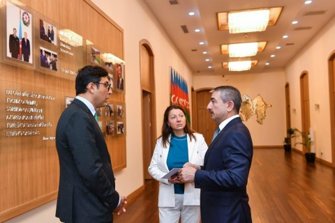 The Azerbaijani national team, which won a silver medal at the European Championship, was awarded - PHOTO