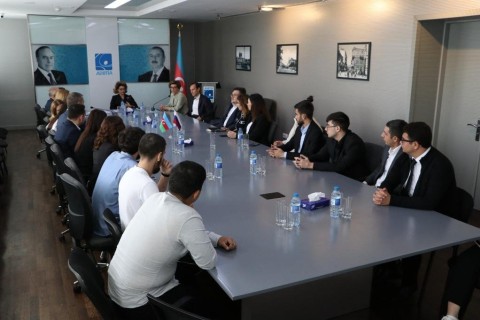 ASAPES və MGİMO ikili diplom magistr proqramı tələbələri ilə görüş keçirilib - FOTO