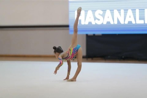 Gimnastika üzrə “Grace of Nature” turnirinin ən parlaq anları - FOTO
