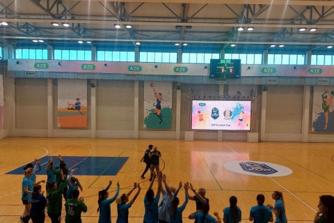 Avropa Kuboku: "Kür" Mingəçevirdə ilk oyununu keçirib - VİDEO - FOTO