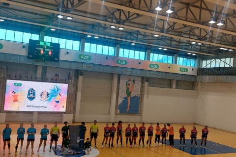 Avropa Kuboku: "Kür" Mingəçevirdə ilk oyununu keçirib - VİDEO - FOTO