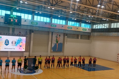 Avropa Kuboku: "Kür" Mingəçevirdə ilk oyununu keçirib - VİDEO - FOTO
