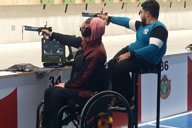 Two medals from shooting Paralympians