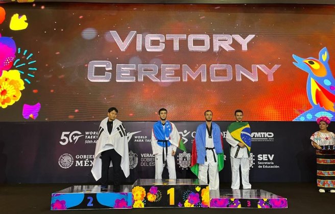 Another Azerbaijani parataekwondo player won a medal at the World Championship