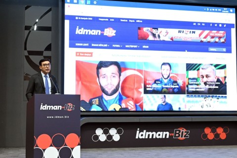 Спортивной общественности представлен сайт İdman.biz - ВИДЕО - ФОТО