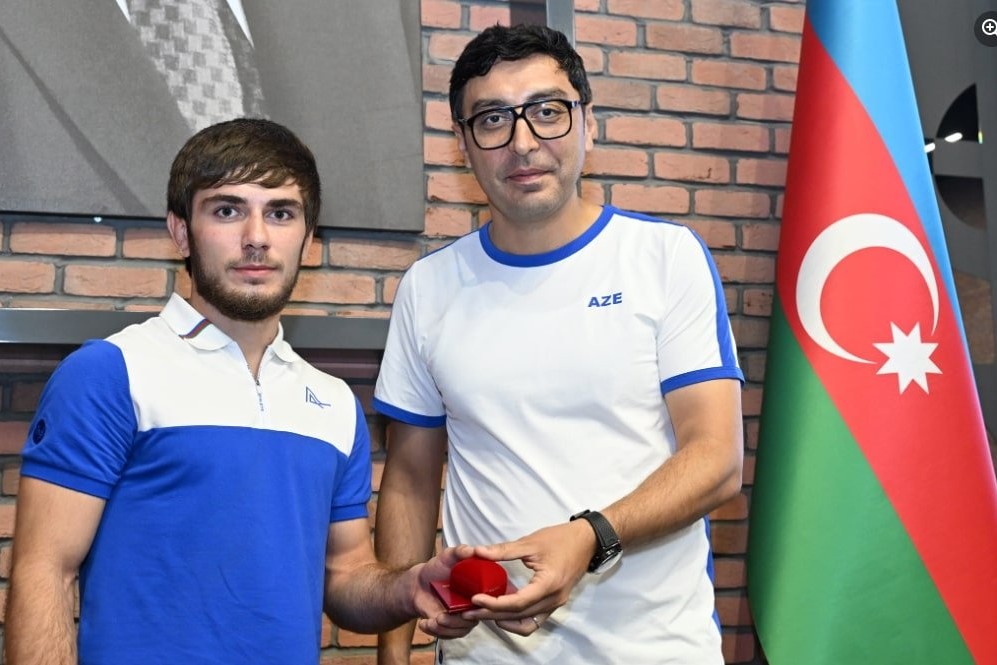 Farid Gayibov met with athletes who successfully represented Azerbaijan and their coaches - PHOTO