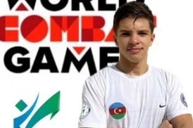 Azerbaijani kickboxer - at the World Martial Arts Games