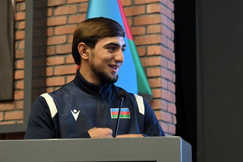 Farid Gayibov met with athletes who successfully represented Azerbaijan and their coaches - PHOTO