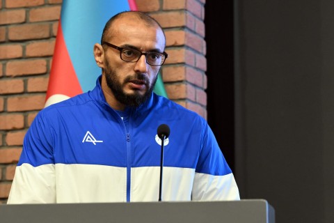 Farid Gayibov met with athletes who successfully represented Azerbaijan and their coaches - PHOTO
