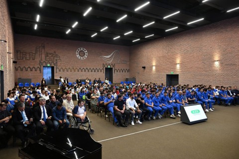Farid Gayibov met with athletes who successfully represented Azerbaijan and their coaches - PHOTO