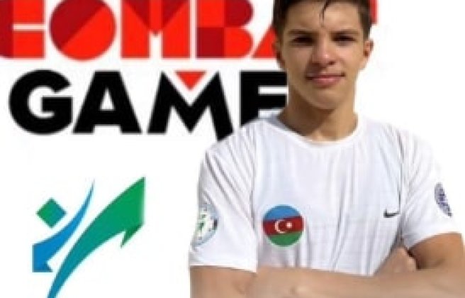 Azerbaijani kickboxer - at the World Martial Arts Games