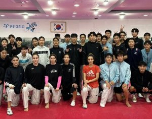 Сборная Азербайджана по тхэквондо тренируется в Южной Корее