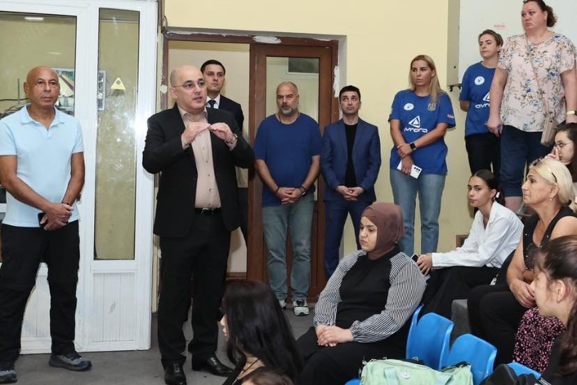 Azərbaycan Voleybol Federasiyasının prezidenti Şahin Bağırovla görüş