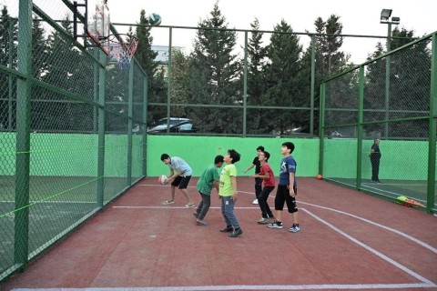 Sports zone "Saglam Mahalla" has been put into use in Khojahasan settlement - PHOTO