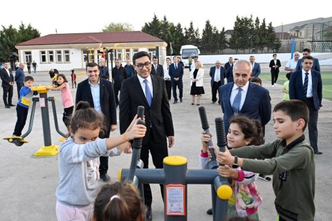Xocasəndə “Sağlam məhəllə”nin açılışı olub - FOTO