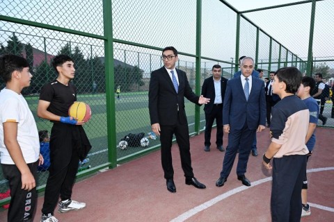 Xocasəndə “Sağlam məhəllə”nin açılışı olub - FOTO