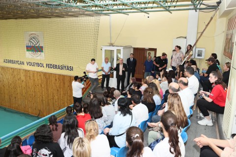 Azərbaycan Voleybol Federasiyasının prezidenti Şahin Bağırovla görüş