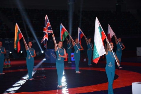 В Баку прошло открытие чемпионата Европы по борьбе на поясах - ФОТО