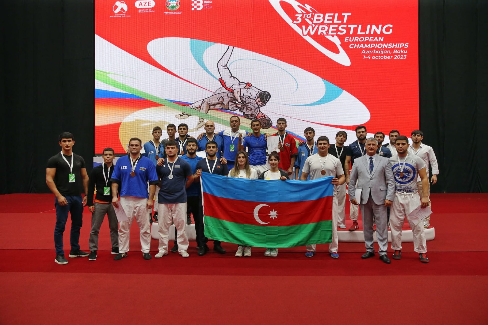 Azerbaijani Belt Wrestlers got 30 medals in the European Championship - PHOTO