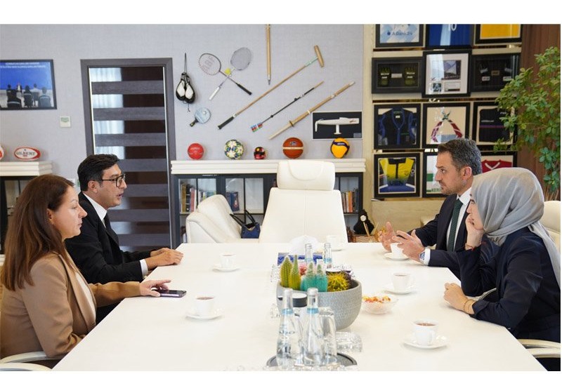 Farid Gayibov received the Deputy Minister of Youth and Sports of Turkey - PHOTO