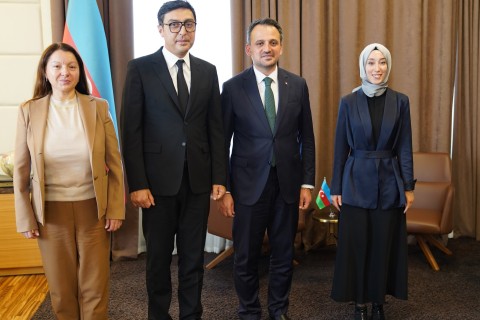 Farid Gayibov received the Deputy Minister of Youth and Sports of Turkey - PHOTO