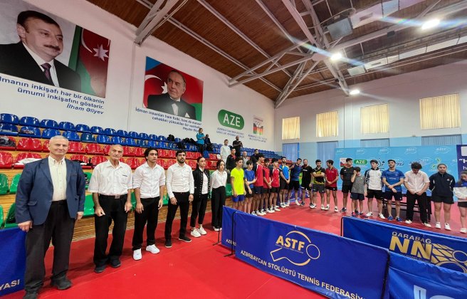 Стартовал чемпионат Азербайджана по настольному теннису