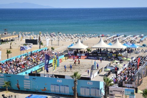 "Азеррейл" и "Муров AZ Терминал" - на первом в истории Кубке Европы по пляжному волейболу
